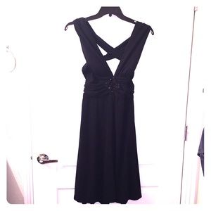 SEXY WHBM BLACK EVENING DRESS